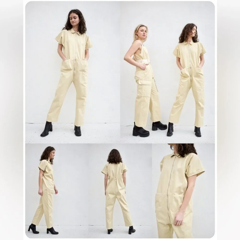 Rachel Comey Barrie Zip-Up Jumpsuit - Size 2 - Butter Yellow - EUC - Picture 11 of 11